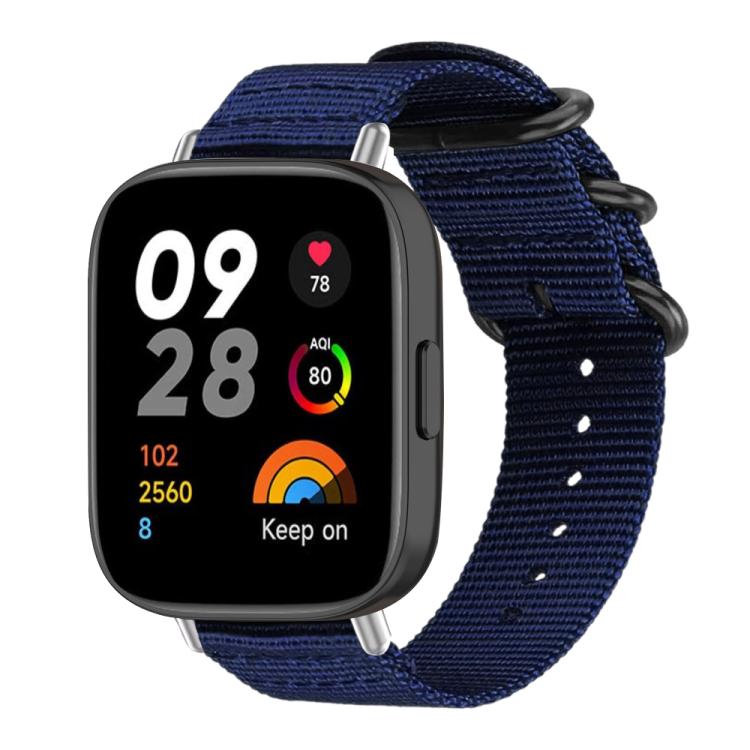 Cinturino per orologio in nylon e tela con fibbia ad anello xDfind, For Xiaomi Band 10 Pro/9 Pro/Redmi Watch 6/5/4, For Redmi Watch 3 Active / Watch 3 Lite, For Redmi Watch 3