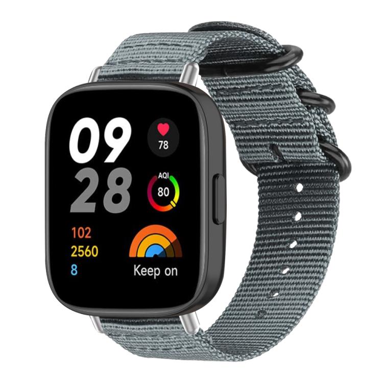 Cinturino per orologio in nylon e tela con fibbia ad anello xDfind, For Xiaomi Band 10 Pro/9 Pro/Redmi Watch 6/5/4, For Redmi Watch 3 Active / Watch 3 Lite, For Redmi Watch 3