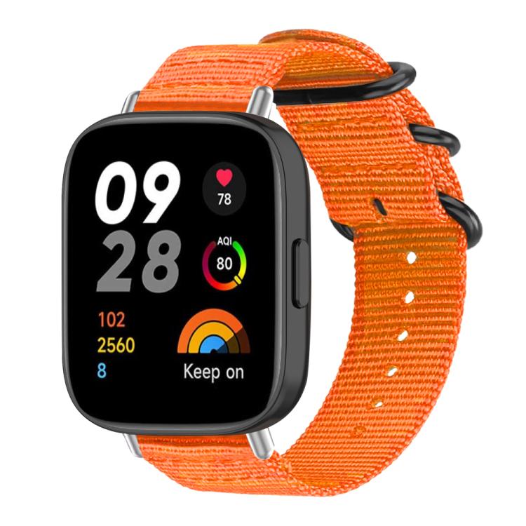 Cinturino per orologio in nylon e tela con fibbia ad anello xDfind, For Xiaomi Band 10 Pro/9 Pro/Redmi Watch 6/5/4, For Redmi Watch 3 Active / Watch 3 Lite, For Redmi Watch 3