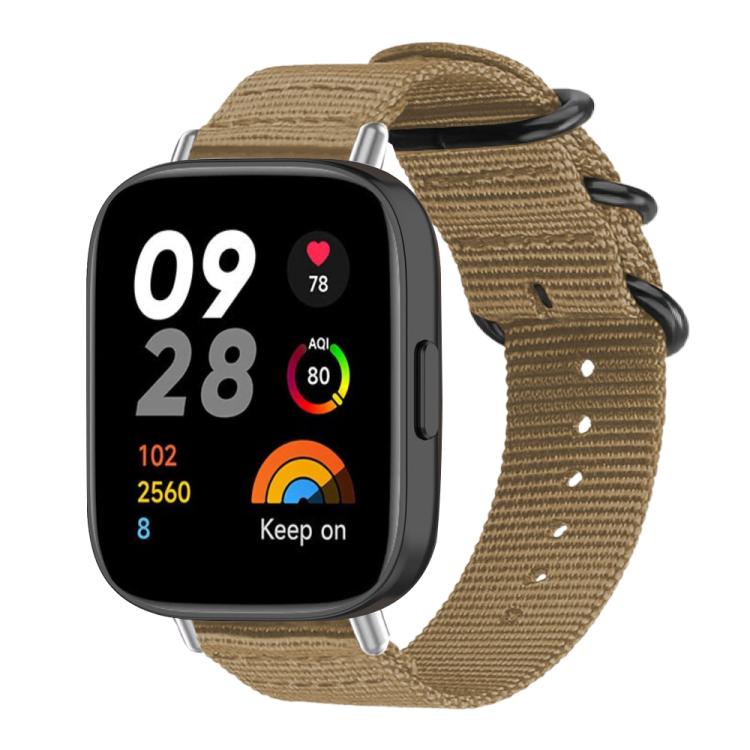 Cinturino per orologio in nylon e tela con fibbia ad anello xDfind, For Xiaomi Band 10 Pro/9 Pro/Redmi Watch 6/5/4, For Redmi Watch 3 Active / Watch 3 Lite, For Redmi Watch 3