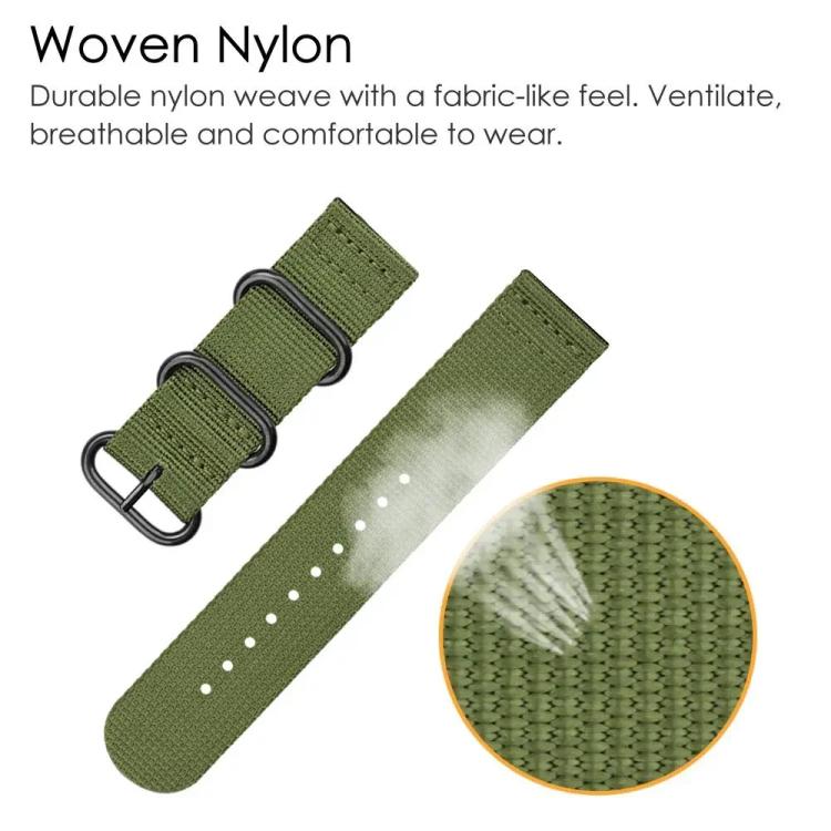 Cinturino per orologio in nylon e tela con fibbia ad anello xDfind, For Xiaomi Band 10 Pro/9 Pro/Redmi Watch 6/5/4, For Redmi Watch 3 Active / Watch 3 Lite, For Redmi Watch 3
