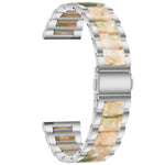 Cinturino per orologio xDfind con tre perline in metallo e resina, 14mm, 18mm