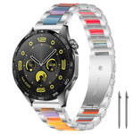 Cinturino per orologio xDfind con tre perline in metallo e resina, 22mm