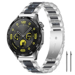 Cinturino per orologio xDfind con tre perline in metallo e resina, 22mm