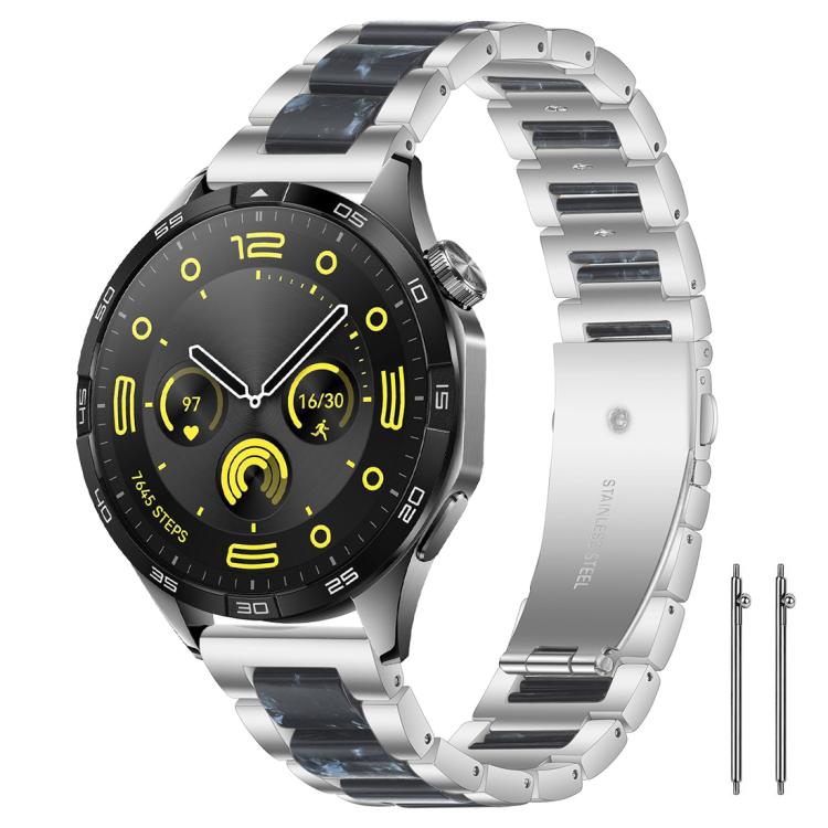 Cinturino per orologio xDfind con tre perline in metallo e resina, 22mm