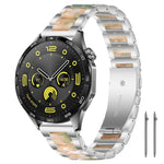 Cinturino per orologio xDfind con tre perline in metallo e resina, 22mm