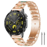 Cinturino per orologio xDfind con tre perline in metallo e resina, 22mm