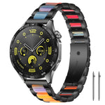 Cinturino per orologio xDfind con tre perline in metallo e resina, 22mm