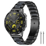 Cinturino per orologio xDfind con tre perline in metallo e resina, 22mm