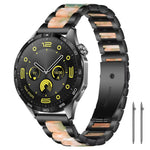 Cinturino per orologio xDfind con tre perline in metallo e resina, 22mm