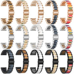 Cinturino per orologio xDfind con tre perline in metallo e resina, 20mm