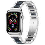 Cinturino per orologio xDfind con tre perline in metallo e resina, For Apple Watch 42 / 44 / 45 / 46 / 49mm