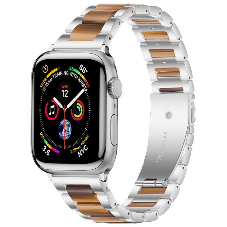 Cinturino per orologio xDfind con tre perline in metallo e resina, For Apple Watch 42 / 44 / 45 / 46 / 49mm