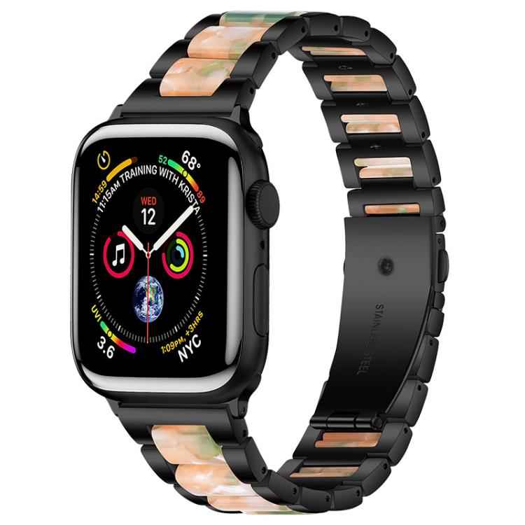 Cinturino per orologio xDfind con tre perline in metallo e resina, For Apple Watch 42 / 44 / 45 / 46 / 49mm