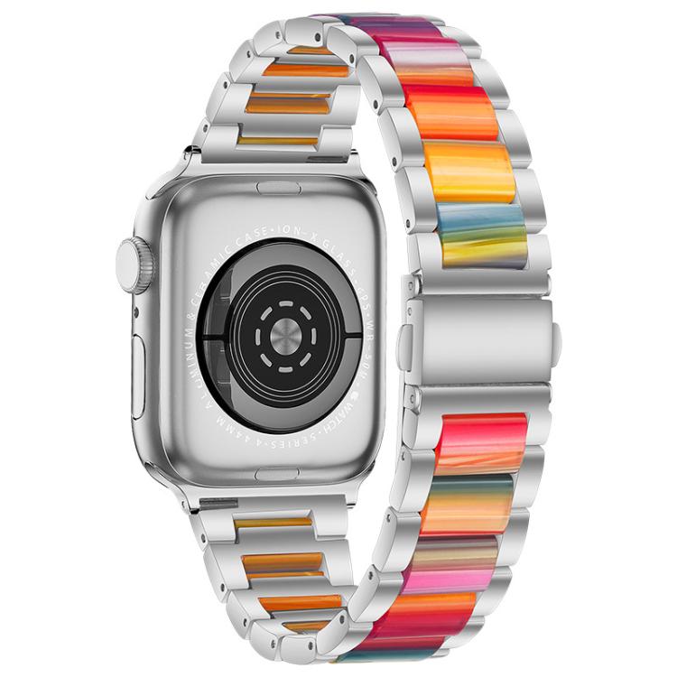 Cinturino per orologio xDfind con tre perline in metallo e resina, For Apple Watch 38 / 40 / 41 / S10 42mm