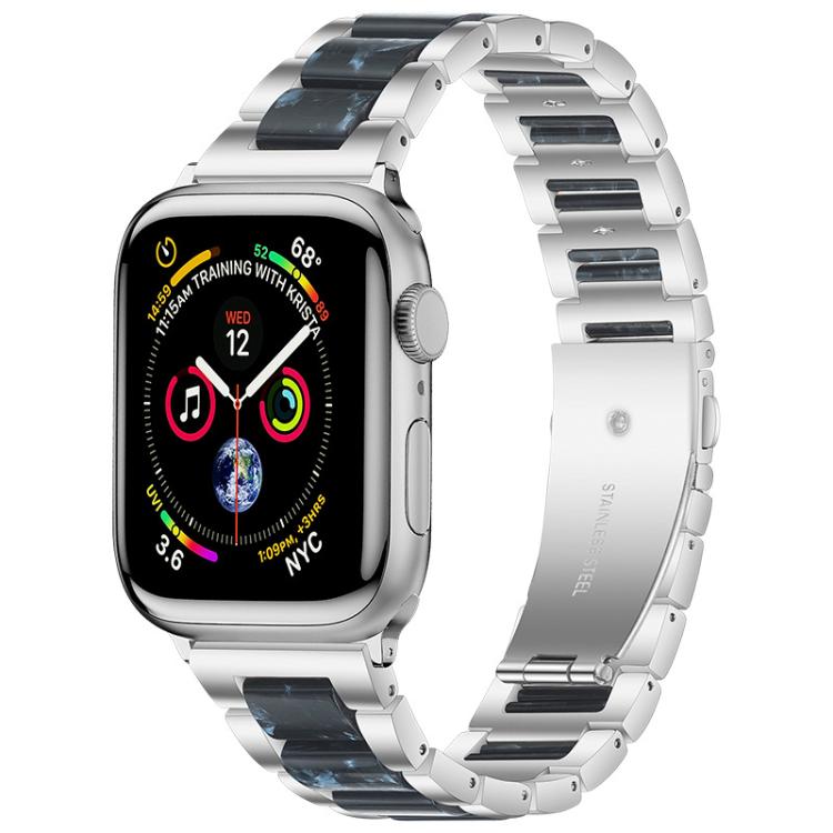 Cinturino per orologio xDfind con tre perline in metallo e resina, For Apple Watch 38 / 40 / 41 / S10 42mm