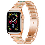 Cinturino per orologio xDfind con tre perline in metallo e resina, For Apple Watch 38 / 40 / 41 / S10 42mm