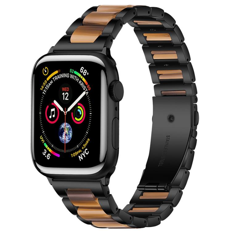 Cinturino per orologio xDfind con tre perline in metallo e resina, For Apple Watch 38 / 40 / 41 / S10 42mm