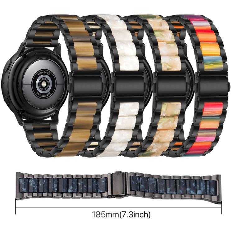Cinturino per orologio xDfind con tre perline in metallo e resina, For Fitbit Versa 4 / 3 / Sense 2 / Sense