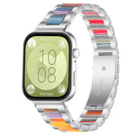 Cinturino per orologio xDfind con tre perline in metallo e resina, For Huawei Watch Fit4 / Fit4 Pro / Fit3