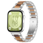 Cinturino per orologio xDfind con tre perline in metallo e resina, For Huawei Watch Fit4 / Fit4 Pro / Fit3