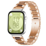 Cinturino per orologio xDfind con tre perline in metallo e resina, For Huawei Watch Fit4 / Fit4 Pro / Fit3