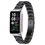 Cinturino per orologio xDfind con tre perline in metallo e resina, For Huawei Band 10 / 9 / 8