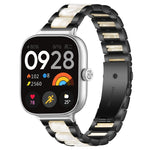 Cinturino per orologio xDfind con tre perline in metallo e resina, For Redmi Watch6/5/4/Xiaomi Band 9 Pro/8 Pro, For Xiaomi Smart Band 10 / 9 / 8