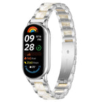 Cinturino per orologio xDfind con tre perline in metallo e resina, For Redmi Watch6/5/4/Xiaomi Band 9 Pro/8 Pro, For Xiaomi Smart Band 10 / 9 / 8