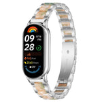 Cinturino per orologio xDfind con tre perline in metallo e resina, For Redmi Watch6/5/4/Xiaomi Band 9 Pro/8 Pro, For Xiaomi Smart Band 10 / 9 / 8