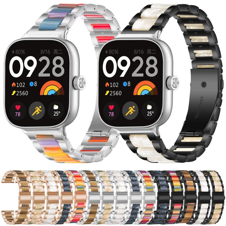 Cinturino per orologio xDfind con tre perline in metallo e resina, For Redmi Watch 3