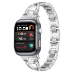Cinturino per orologio xDfind in metallo con diamanti a fila singola a forma di X, For Huawei Watch D2
