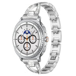 Cinturino per orologio xDfind in metallo con diamanti a fila singola a forma di X, For Samsung Galaxy Watch Ultra/Ultra 2025, For Samsung Galaxy Watch8 / 8 Classic, For Samsung Galaxy Watch 7 / 6 / 5 / FE