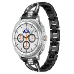 Cinturino per orologio xDfind in metallo con diamanti a fila singola a forma di X, For Samsung Galaxy Watch Ultra/Ultra 2025, For Samsung Galaxy Watch8 / 8 Classic, For Samsung Galaxy Watch 7 / 6 / 5 / FE