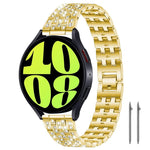 Cinturino per orologio xDfind Five Beads Full Diamond in metallo con diamanti, 20mm, 22mm, 18mm