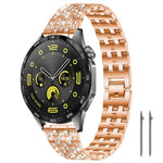 Cinturino per orologio xDfind Five Beads Full Diamond in metallo con diamanti, 20mm, 22mm, 18mm