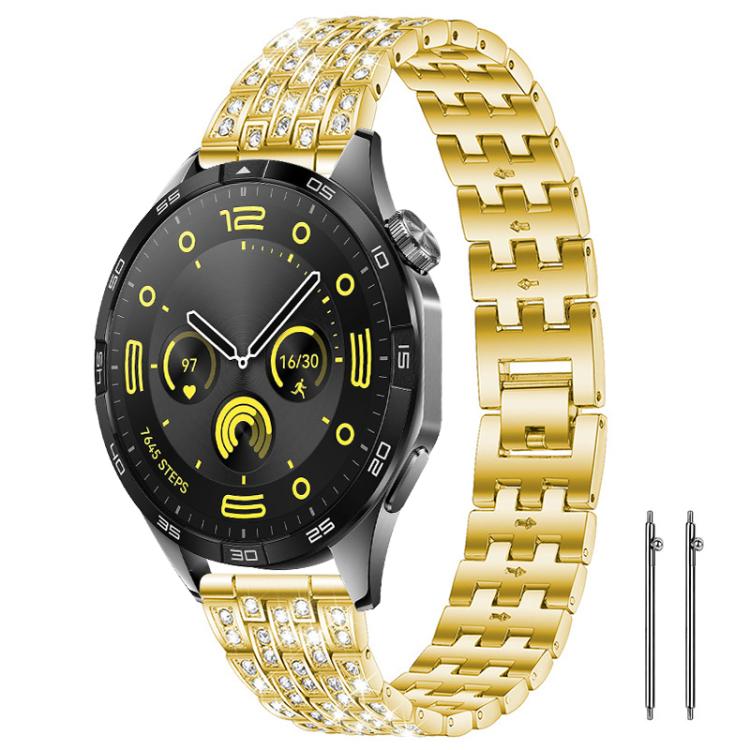Cinturino per orologio xDfind Five Beads Full Diamond in metallo con diamanti, 20mm, 22mm, 18mm