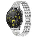 Cinturino per orologio xDfind Five Beads Full Diamond in metallo con diamanti, 20mm, 22mm, 18mm