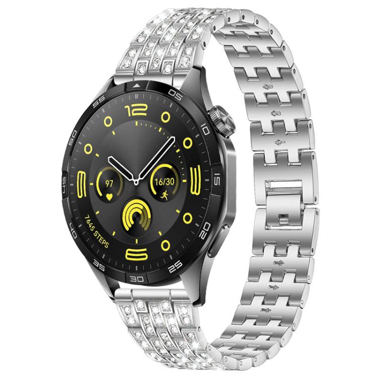 Cinturino per orologio xDfind Five Beads Full Diamond in metallo con diamanti, 20mm, 22mm, 18mm