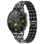 Cinturino per orologio xDfind Five Beads Full Diamond in metallo con diamanti, 20mm, 22mm, 18mm
