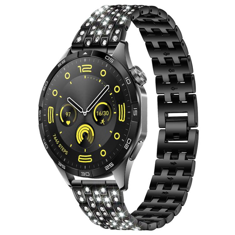 Cinturino per orologio xDfind Five Beads Full Diamond in metallo con diamanti, 20mm, 22mm, 18mm
