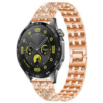 Cinturino per orologio xDfind Five Beads Full Diamond in metallo con diamanti, 20mm, 22mm, 18mm