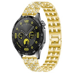 Cinturino per orologio xDfind Five Beads Full Diamond in metallo con diamanti, 20mm, 22mm, 18mm