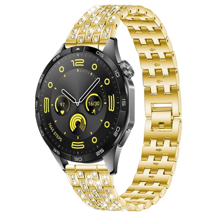 Cinturino per orologio xDfind Five Beads Full Diamond in metallo con diamanti, 20mm, 22mm, 18mm