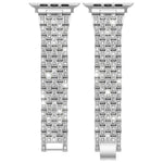 Cinturino per orologio xDfind Five Beads Full Diamond in metallo con diamanti, For Apple Watch 42 / 44 / 45 / 46 / 49mm, For Apple Watch 38 / 40 / 41 / S10 42mm