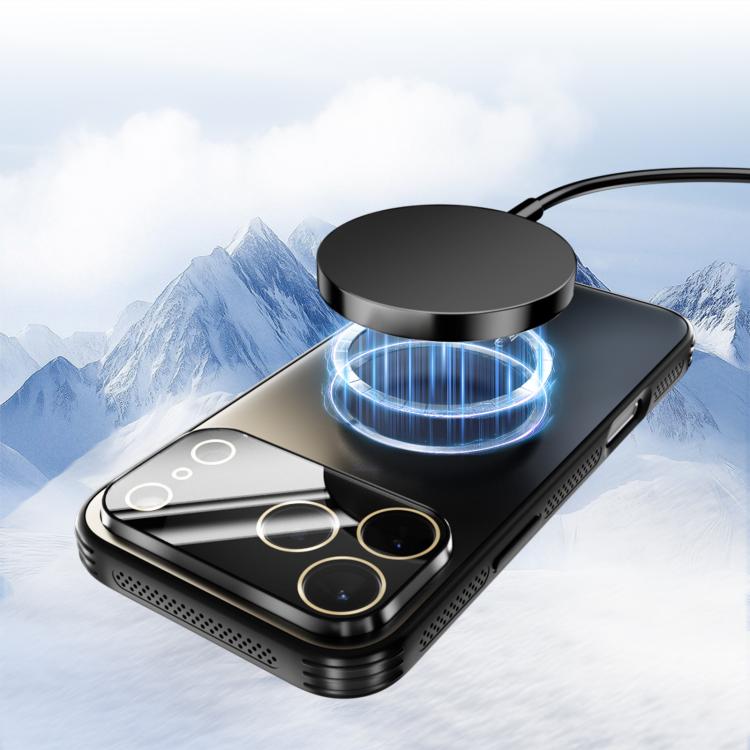 Custodia per telefono ABEEL con finitura satinata e dissipazione del calore, ideale per MagSafe, con pellicola protettiva per l'obiettivo., For iPhone Air, For iPhone 16 Pro Max, For iPhone 16 Pro, For iPhone 16 Plus