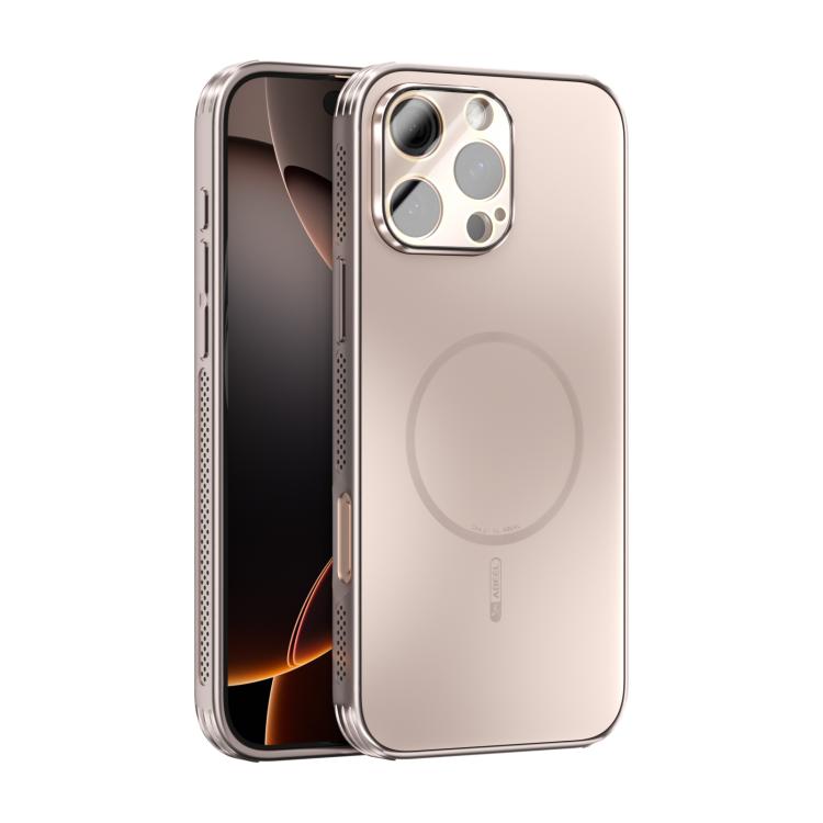 Custodia per telefono ABEEL con finitura satinata e dissipazione del calore, ideale per MagSafe, con pellicola protettiva per l'obiettivo., For iPhone Air, For iPhone 16 Pro Max, For iPhone 16 Pro, For iPhone 16 Plus
