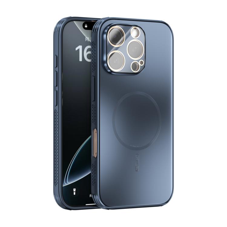 Custodia per telefono ABEEL con finitura satinata e dissipazione del calore, ideale per MagSafe, con pellicola protettiva per l'obiettivo., For iPhone Air, For iPhone 16 Pro Max, For iPhone 16 Pro, For iPhone 16 Plus