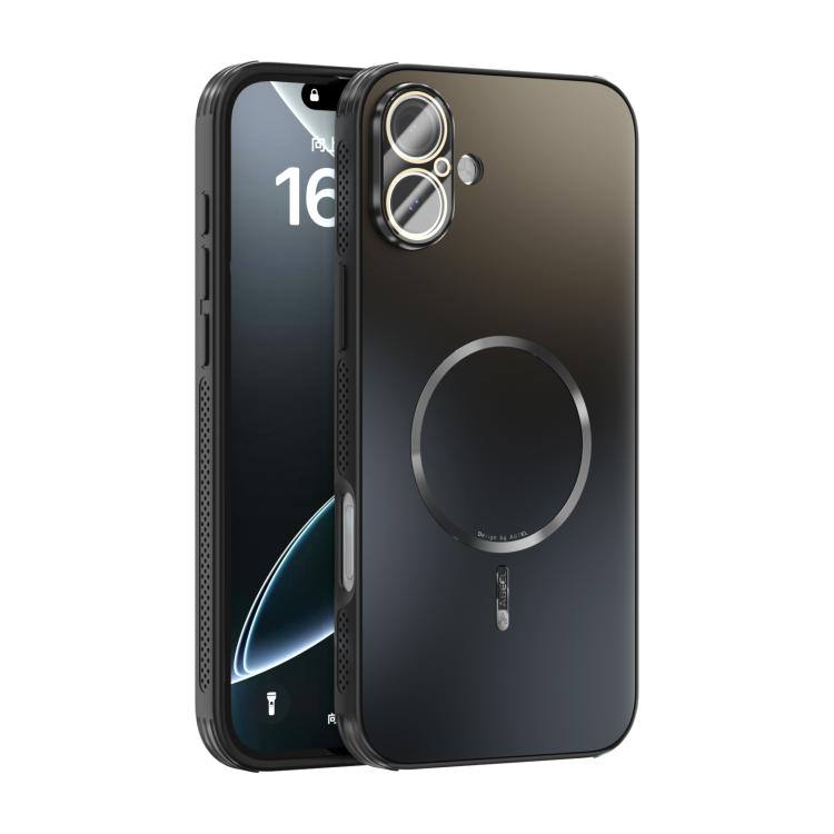 Custodia per telefono ABEEL con finitura satinata e dissipazione del calore, ideale per MagSafe, con pellicola protettiva per l'obiettivo., For iPhone Air, For iPhone 16 Pro Max, For iPhone 16 Pro, For iPhone 16 Plus