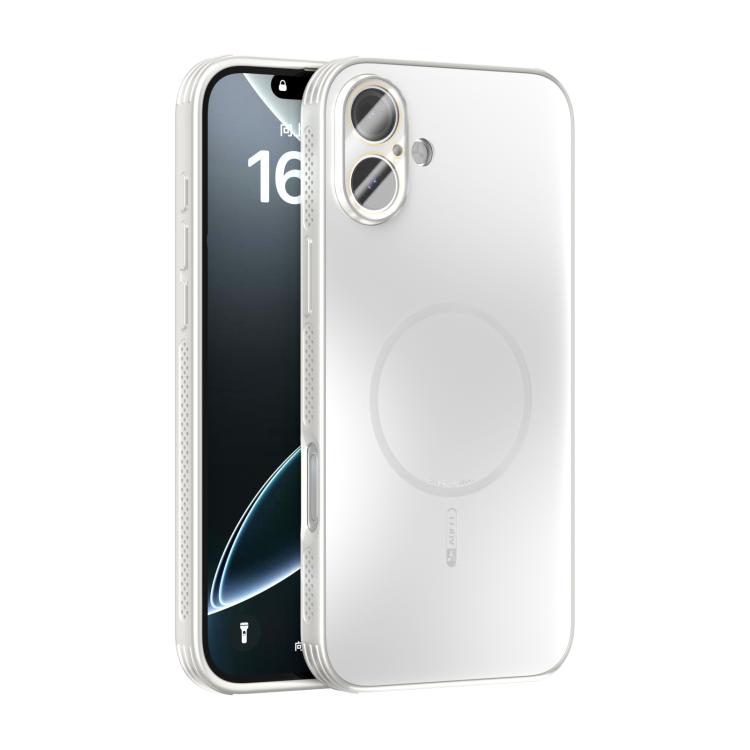 Custodia per telefono ABEEL con finitura satinata e dissipazione del calore, ideale per MagSafe, con pellicola protettiva per l'obiettivo., For iPhone Air, For iPhone 16 Pro Max, For iPhone 16 Pro, For iPhone 16 Plus